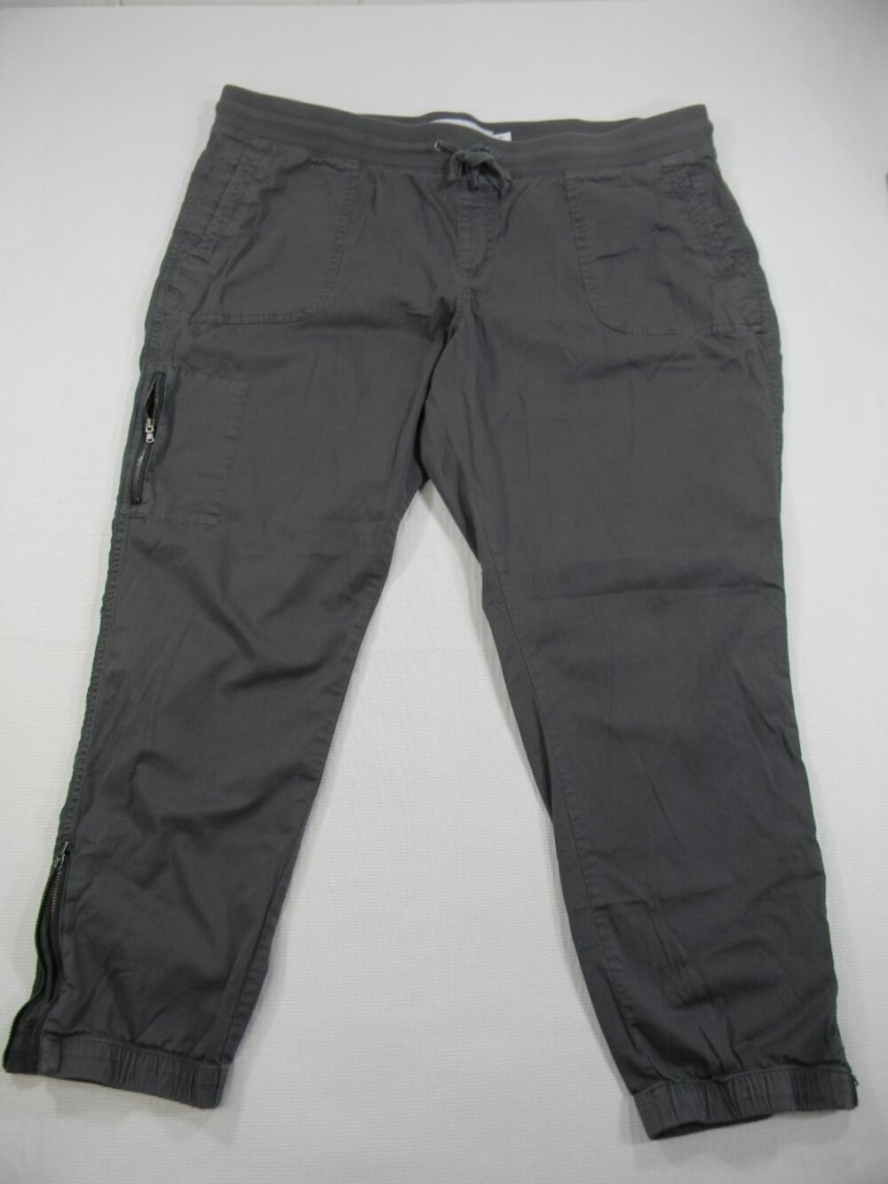 Women's Charcoal Gray Jogger Track Pants